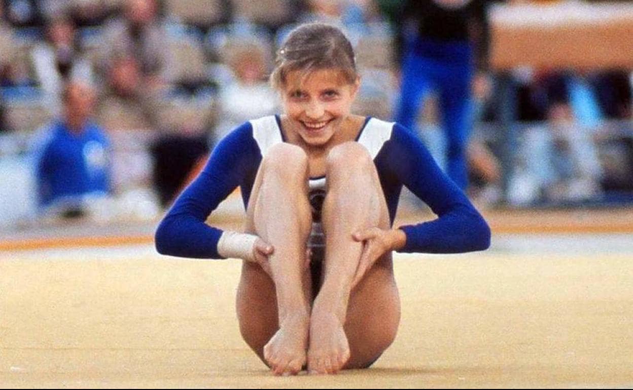 Ольга Корбут гимнастка